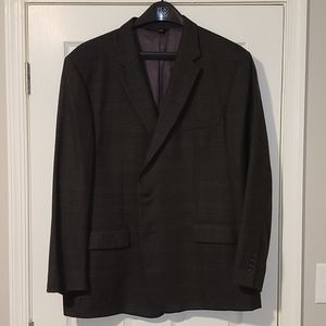 Jos. A Bank Blazer - Dark Olive Plaid - 50R